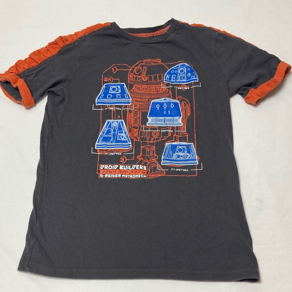 Disney Star Wars Black and Orange T-Shirt